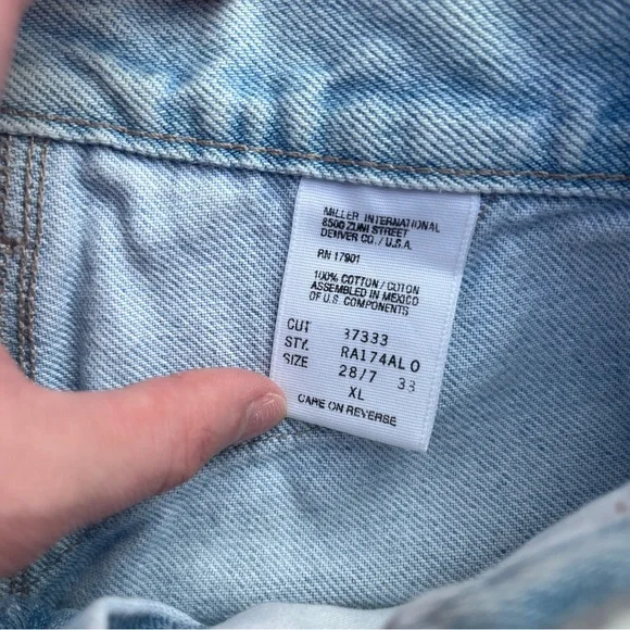 Vintage Women’s Rockies Straight Leg Flat Back Jeans Size 7 24 waist 33 length - Picture 5 of 8